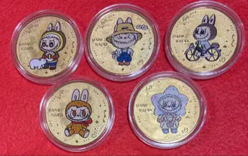 THE MONSTERS 토끼 몬스터 코인 세트 5개