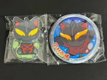 울트라맨 고양이 울트라맨 베리알 캔뱃지&아크릴 피규어