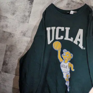 UCLA 맨투맨 트레이닝복 그린 빅 오버 사이즈 XL A29,2