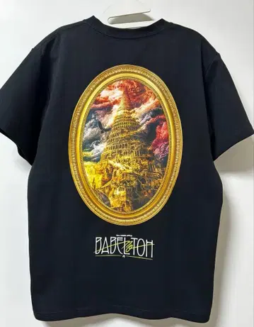 'BABEL no TOH' T셔츠 / 블랙 M 사이즈 바벨의 탑