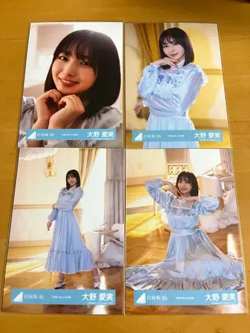 히나타자카46 오노 마나미 하늘을 나는 자동차 파란 의상 컴프 브로마이드