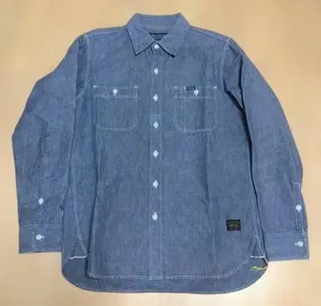 아이언 하트 IRON HEART 헤비 샴브레이 워크 셔츠