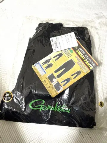 가마가츠 스웨트 팬츠 3L 블랙/골드