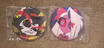 해즈빈 호텔 팝업스토어 홀로그램 캔뱃지 허스크 바기