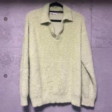 ZARA 니트 라이트 그린