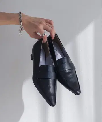 EVOL 6cm 힐 스퀘어 로퍼