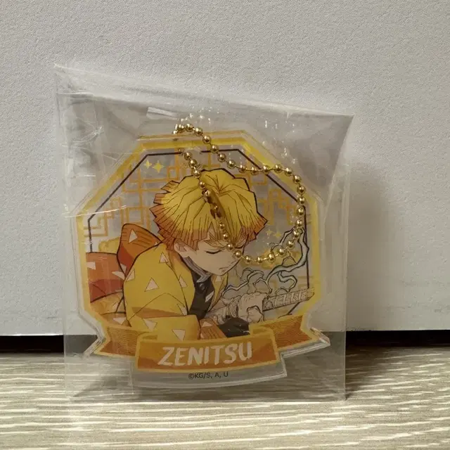 귀멸의 칼날 귀칼 대원 아가츠마 젠이츠 아크릴 스탠드 키링 굿즈