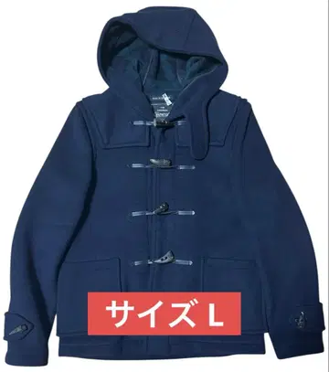 레어 Gloverall 숏 더플 코트 네이비 사이즈 L