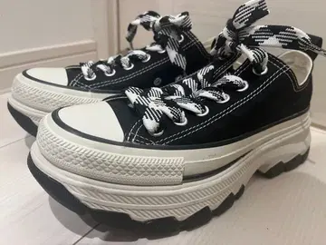 컨버스 통굽 스니커즈 5h 블랙 24.5cm