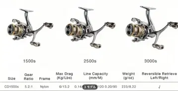 HAUT TON 1500S (얕은 스풀) 미사용품