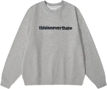 thisisneverthat 그레이 로고 맨투맨
