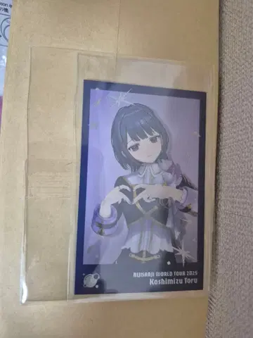 니지산지 월드 투어 코시미즈 토오 나고야 사후 브로마이드 폴라로이드 카드