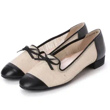 마리 팜므 쿠션 리본 펌프스