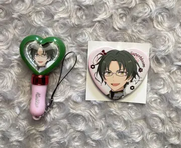 앙스타 스타포니 하트 캔뱃지 미니 펜라이트 참 하스미 케이토