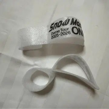 Snow Man 돔 투어 2025-2026 음표 리본 낙하물 1개