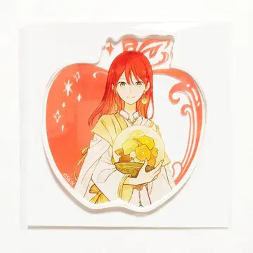 빨강머리 백설공주 백설 아크릴 코스터 미사용 새상품