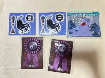 해피 복권 빌런즈 디즈니 에리얼 5세트