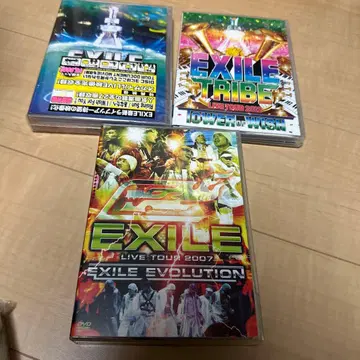EXILE 라이브 투어 DVD 3장 세트