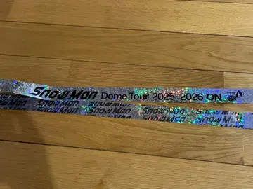 Snow Man 돔 투어 은색 테이프 2025