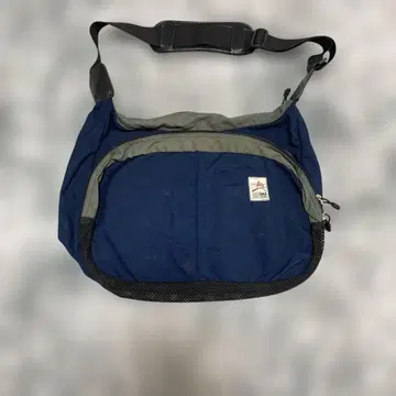 메신저 백 네이비 그레이