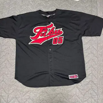 FUBU 베이스볼 셔츠 XXL 블랙