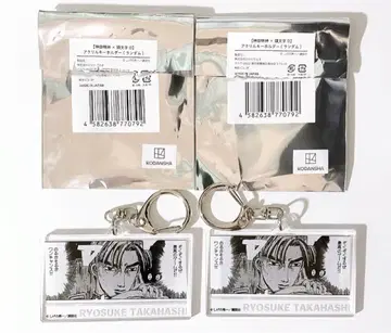 칸다묘진 x 이니셜D 타카하시 료스케 아크릴 키링 2개