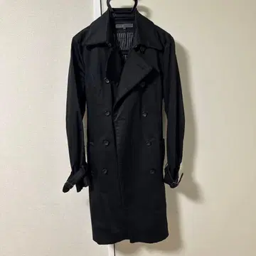 MOUSSY 블랙 트렌치코트 사이즈 2 여성용