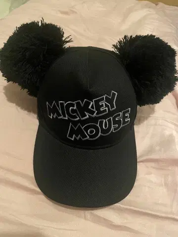 미키마우스 폼폼 포함 캡