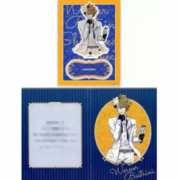 화이트 고양이 프로젝트 아크릴 스탠드 & 메시지 카드 세트 웨르너