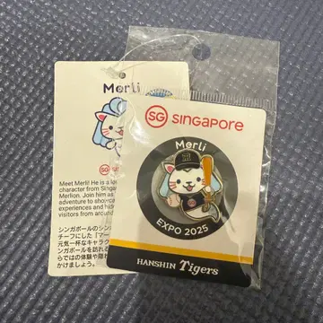 오사카 엑스포 마리 x 한신 타이거즈 핀배지