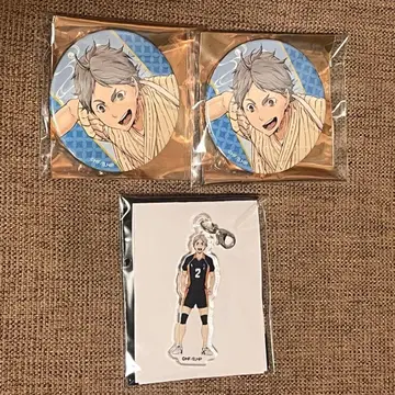 하이큐!! 여름 축제 스가와라 참 캔뱃지