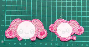 부채 데코 부품