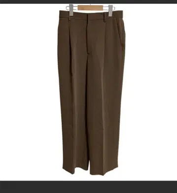 유나이티드 애로우즈 뷰티&유스 턱 와이드 팬츠 브라운 사이즈 L