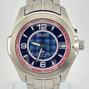 새상품급 세이코 이그니션 SBHS013 사토 타쿠마 남성용 솔라 손목시계