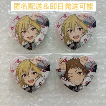 앙스타 스타포니 하트형 캔뱃지 나즈나 히카루