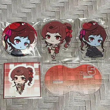 유기리 스티커 아크릴 스탠드 캔 배지