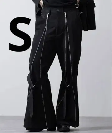 [ CLEL ] 프라임 TR 프론트 지퍼 본지티 팬츠 블랙