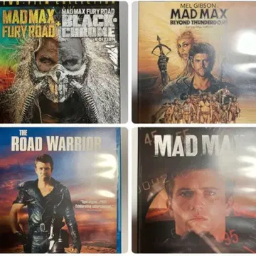 MAD MAX Blu-ray 4장 세트 BLACK & Chrome 123