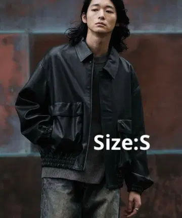 WYM ARTIFICIAL GRAIN SHORT BLOUSON