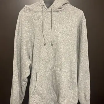 그레이 후드 부착 후드티 M 사이즈 유니클로