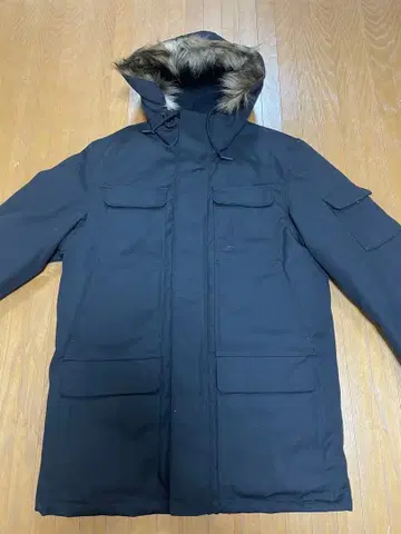 L.O.G.G. 블랙 다운 자켓