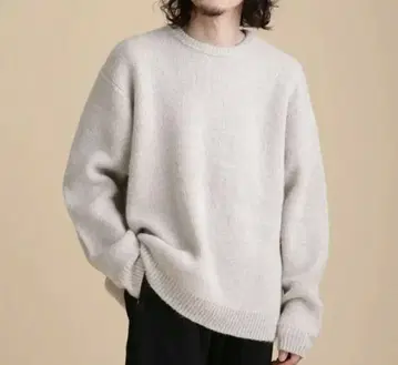 NANO Universe 긴팔 니트 라이트 그레이 S 사이즈