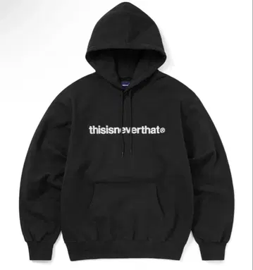thisisneverthat 블랙 후드티