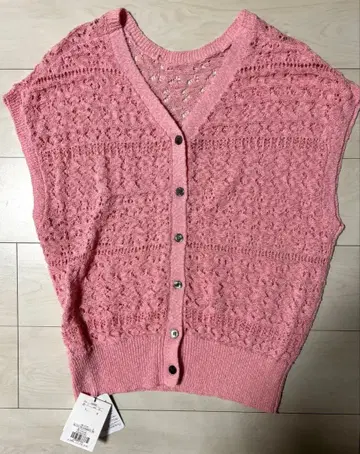 Arpege story 핑크 가디건 사이즈 50
