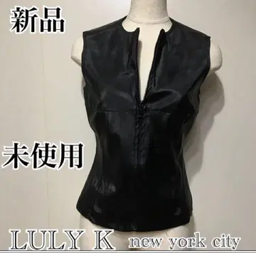 새상품 미사용 미국 브랜드 LULY K 베스트 탑 베스트 블랙