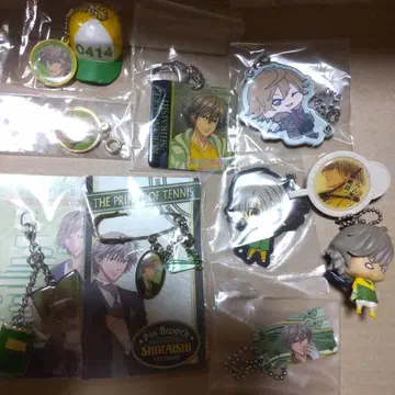 시라이시 쿠라노스케 시텐호지 키링 참 세트 테니스의 왕자님