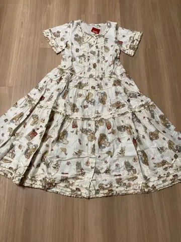 핑크하우스 피크닉 피터 토끼 원피스