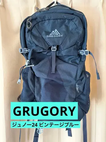 [ 새상품급 ] 그레고리 주노 24 빈티지 블루 백팩 woman's