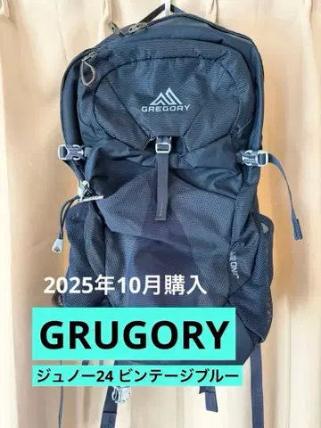 [ 새상품급 ] 그레고리 주노 24 빈티지 블루 백팩 woman's