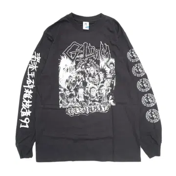 GLOOM 롱 슬리브 T셔츠 블랙 L